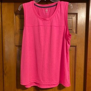 Logo Athletic Bright Pink Tank Top